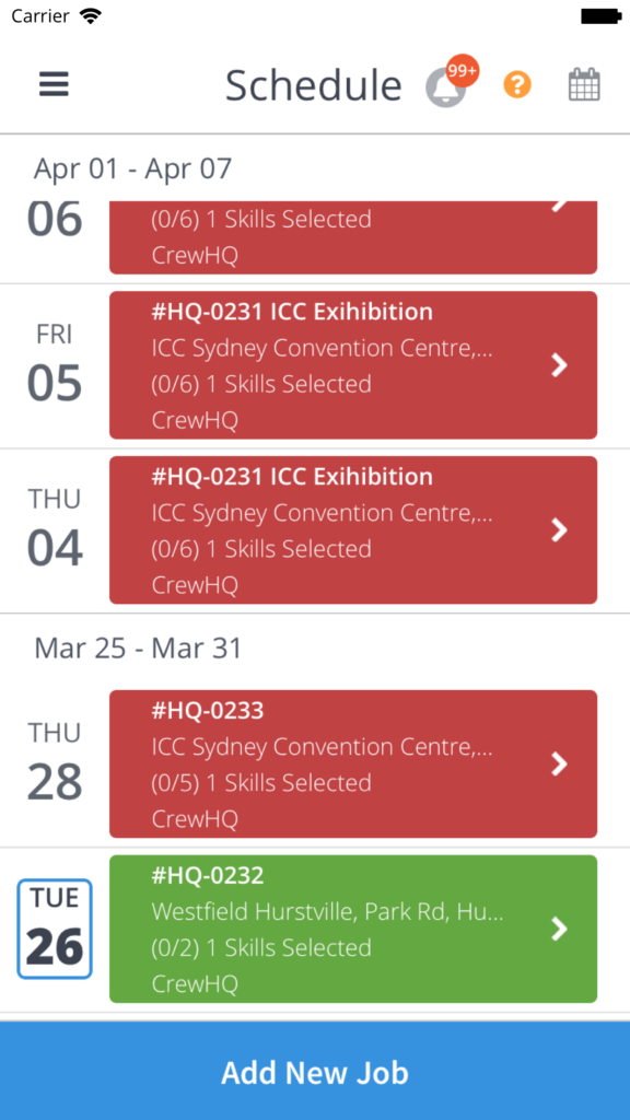 IOS Supervisor Side Menu - Personnel Manager